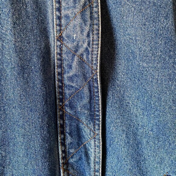 Vintage Current Seen Heavy Denim Dolman Sleeve Jacket - Picture 3 of 9
